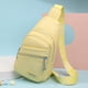thumbnail image 3 of Bolso de pecho ajustable para mujer bandolera grande de moda de cuero PU con correa para el hombro, 3 of 7