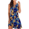thumbnail image 1 of Vestido sin mangas sin mangas con estampado de verano suelto para mujer OAVQHLG3B Store  lin121212, 1 of 5