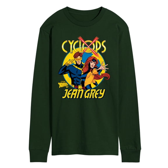 X-Men - Cyclops And Jean Grey - Men's Long Sleeve Graphic T-Shirt