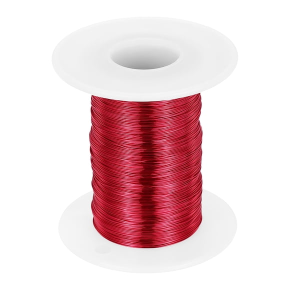 Uxcell 28 AWG Magnet Wire, 28 Gauge Enameled Copper Wire, 4 oz Magnetic Coil Wire for Transformer, Motor, Electric, 155C(311F)