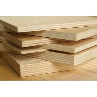 Baltic Birch Plywood, 6 mm 1/4 x 12 x 24 Inch Craft Wood, Box of 50 B/BB  Grade Baltic Birch Sheets, Perfect for Laser, CNC Cutting and Wood Burning,  by Woodpeckers 