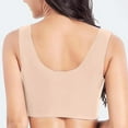 thumbnail image 4 of Hemlock Large Size Wireless Sports Bras, Large Size Wireless Sports Vest Bra, Thin Lace Design, Lifting Support, Yellow Thin Lace Vest Bras, Yellow 7XL, Size M-7XL, 4 of 9