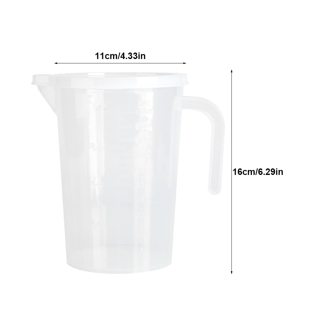  Measuring Cup,Clear Plastic Measuring Cups with Lid