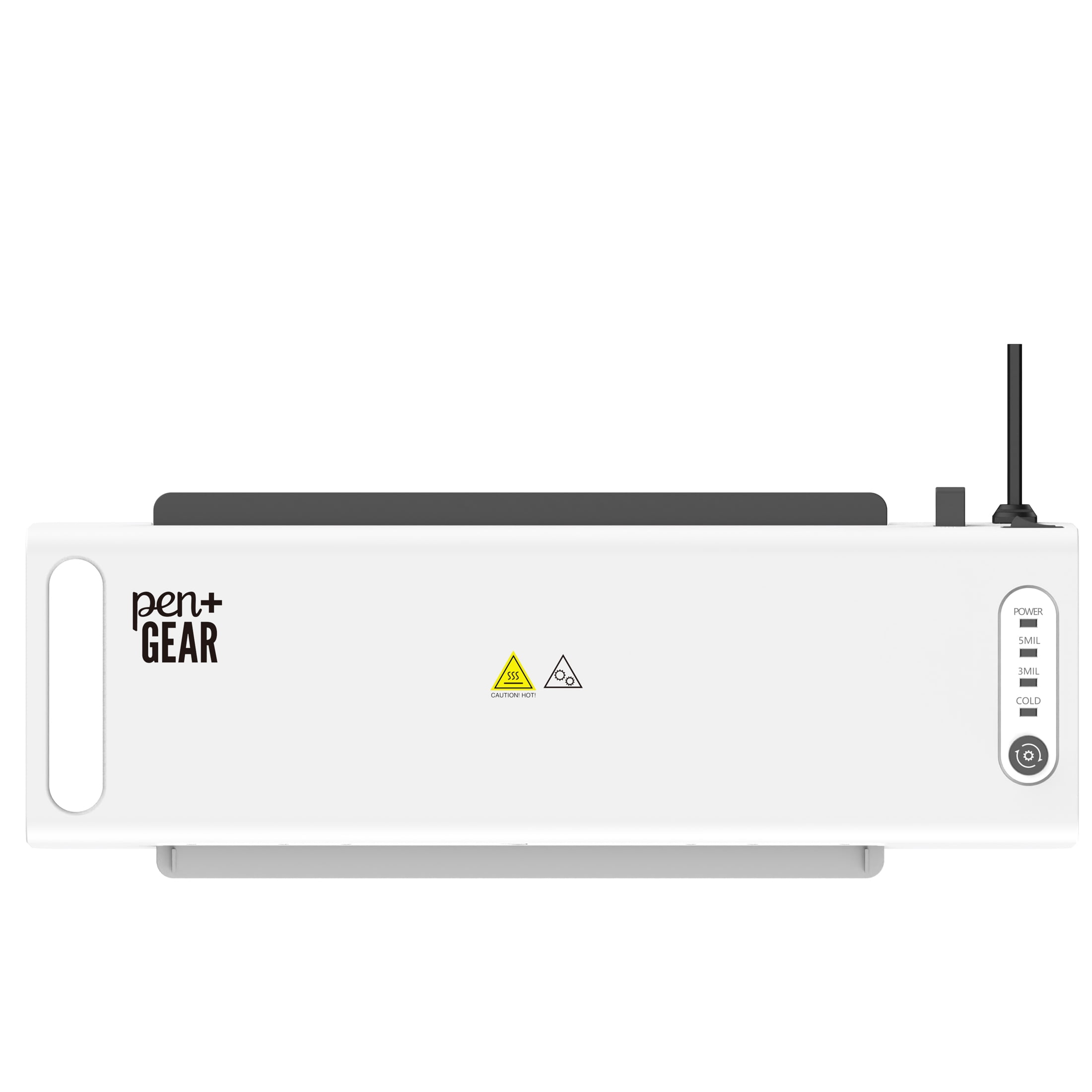 Pen+Gear Lamineuse thermique 24 cm (9,5 po) – Format lettre, compatible avec pochettes 3 mil, 5 mil et pochettes froides – Blanc Système de plastifcation thermique format lettre