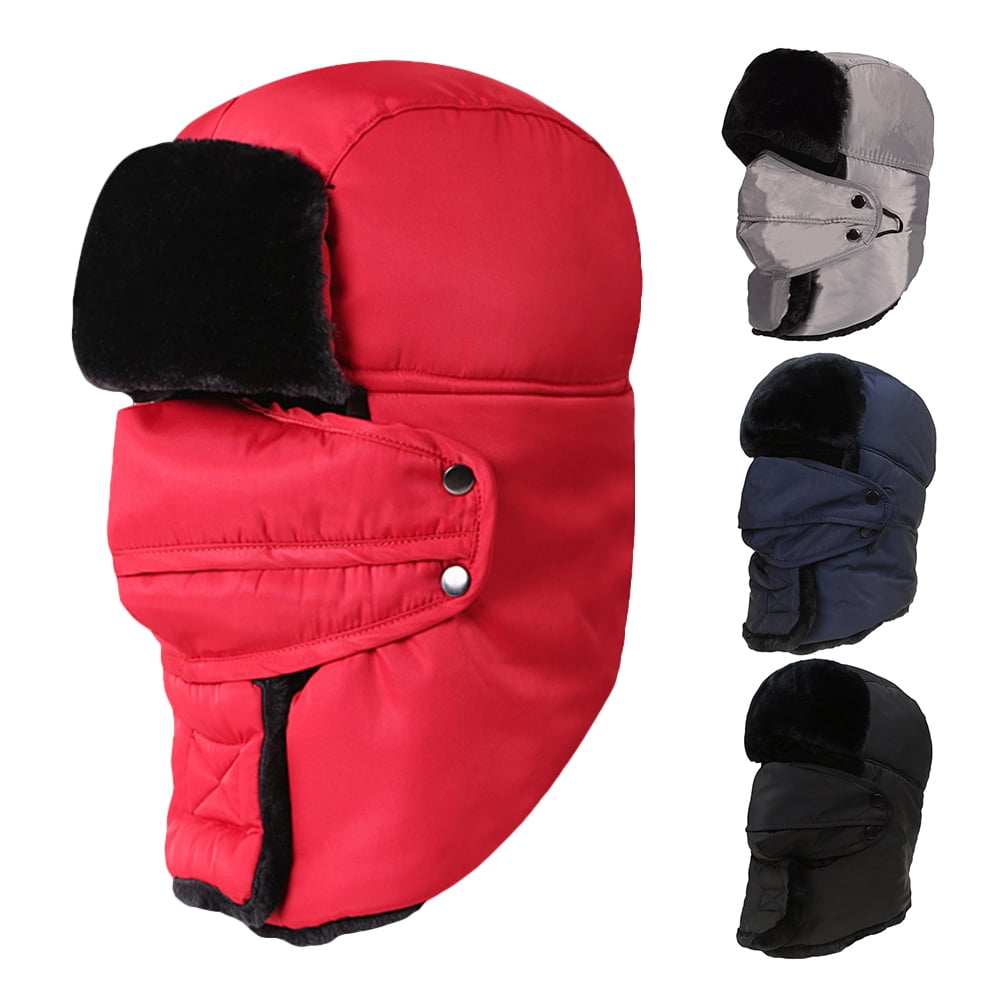 SPRING PARK Winter Unisex Men Women Face Neck Protector Thick Warm Windproof Snowproof Hat Water
