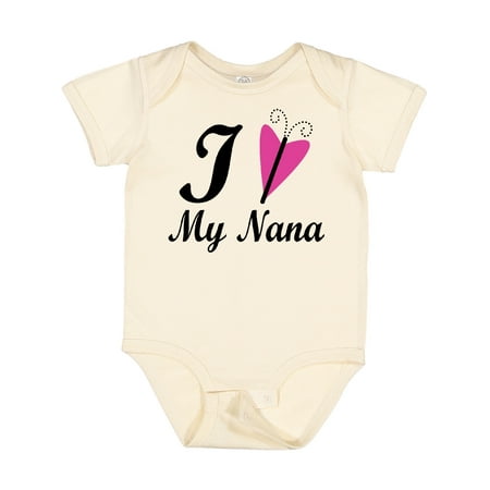 

Inktastic I Love My Nana Girls Gift Baby Girl Bodysuit