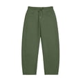 thumbnail image 7 of hoksml Women's Barrel Leg Sweatpants, Drawstring Waist Casual Lounge Pants with Side Pockets, 7 of 7