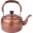 thumbnail image 1 of Stovetop Tea Kettle Whistling Teapot Tea Kettle Copper Whistling Tea Kettle Vintage Tea Kettle Whistling Tea Pots Teapot Stovetop with Handle Coffee Pots for Gas Stove Stove Top Kettle Tea Pot (Color, 1 of 7