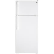 GE GIE18GTNRWW 17.5 Cu. Ft. White Top-Freezer Refrigerator
