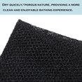 thumbnail image 3 of JASSINS African Bathing Sponge, Body Exfoliating Long Net Shower Body Scrubber Back Scrubber Skin Smoother (Black + Beige), 3 of 3