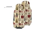 thumbnail image 6 of Sikiie Rustic Plaid Forest Lodge Car Seat Protector 2 Pack Car Seat Cushion Mat, Car Seat Covers for SUV, Truck, Van, 6 of 7