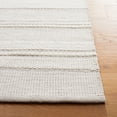 thumbnail image 3 of SAFAVIEH Kilim Adam Striped Polyester Area Rug, Ivory/Beige, 4' x 6', 3 of 8