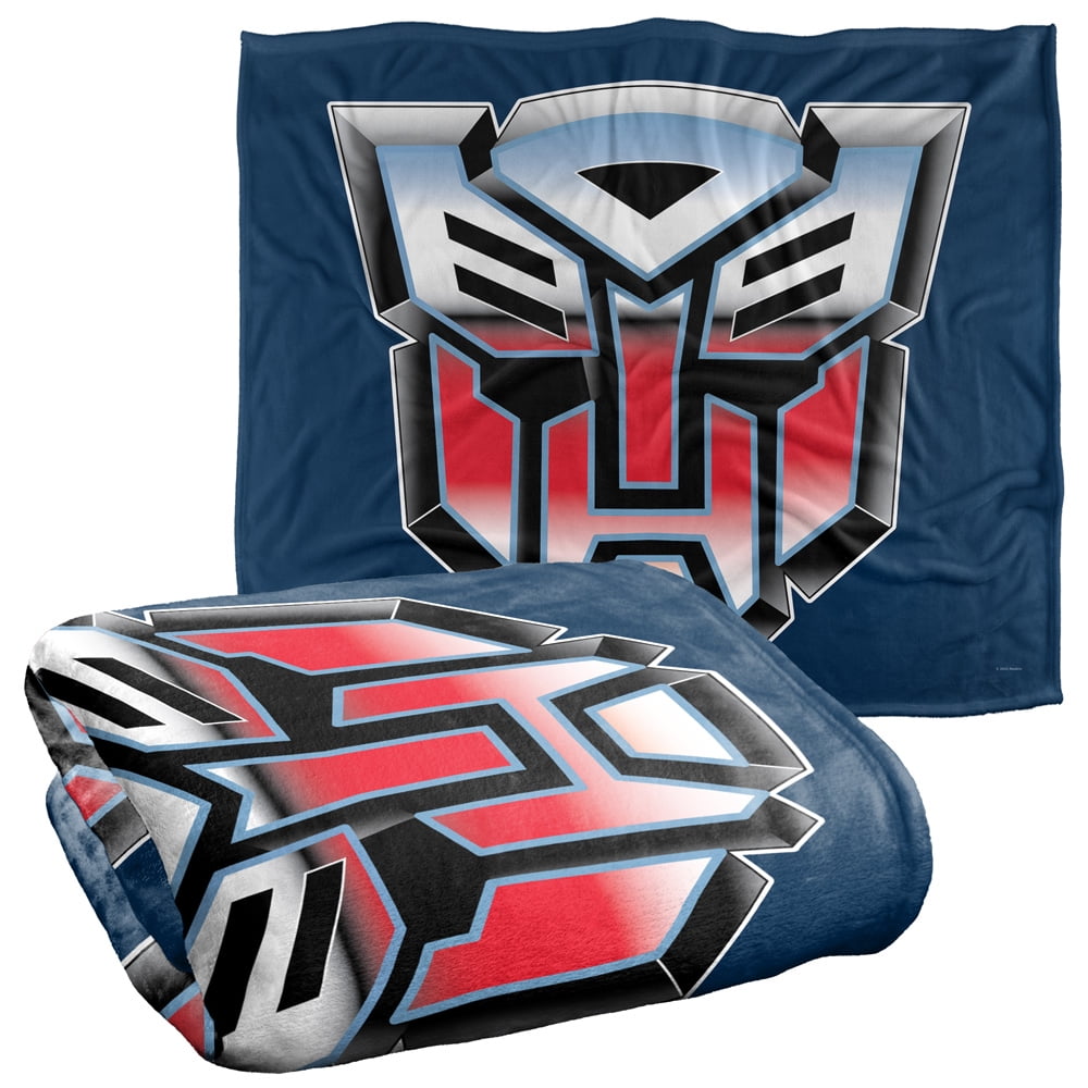Transformers Autobot Airbrush Logo Silky Touch Super Soft Throw Blanket