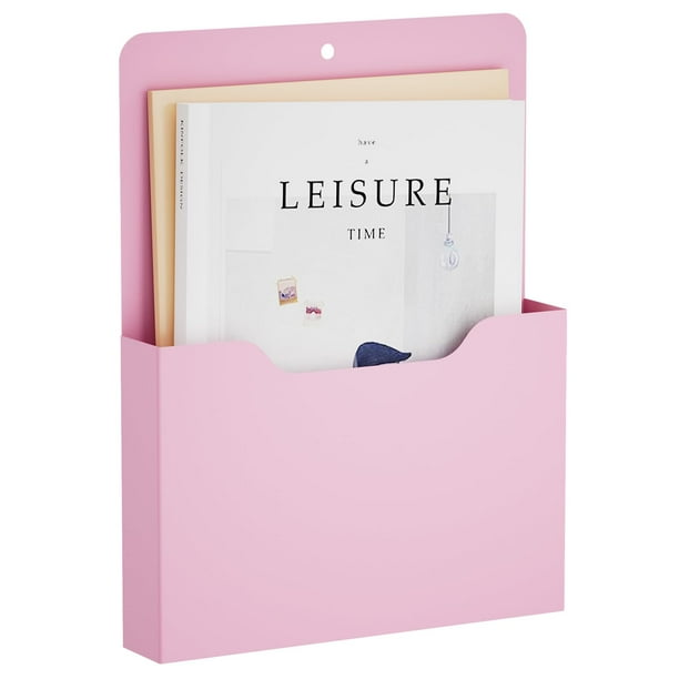Archivador magnético Marbrasse, 30 x 24 x 3 cm, organizador rosa