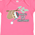 thumbnail image 4 of Inktastic Babys 1st Christmas Sloth Boys or Girls Baby Bodysuit, 4 of 5
