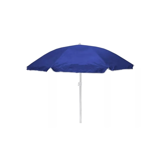 Sombrilla De Jardín, Con Funda De 1.6m Diámetro Azul