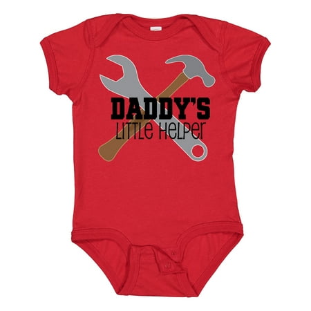 

Inktastic Daddy s Little Helper Tool Set Gift Baby Boy Bodysuit