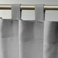 thumbnail image 3 of Exclusive Home Bella Sheer Tab Top Curtain Panel Pair, 54"x84", Silver, 3 of 7