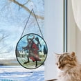 thumbnail image 5 of Stained Glass Window Hanging Krampus - Stained Glass Window Hanging Krampus, Festival Gift Ornament, Home Wall & Window Art, Brightens Any Space with Light, 5 of 6