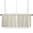thumbnail image 5 of Flower Watercolor Flower Retro Living Room The Bedroom Home Interior Room Decoration Drapes Kitchen Curtains, 5 of 6