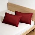 thumbnail image 4 of SIYTUAU Envelope Style Pillowcases Set Of 2 Summer Velvet Bedding For Dormitory And Room Soft Hair Friendly 20X26 Inch, 4 of 7