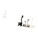 thumbnail image 5 of Estatua De Jirafa De Resina Moderna Con Forma De Llama, Adorno Creativo De Escritorio Para Oficina, Patio, Estantería, Mesa, Centro De Mesa, Decoración De Dormitorio, Regalo, 5 of 8