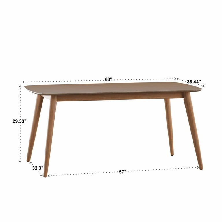 Chelsea lane mid century modern dining table outlet