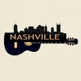 thumbnail image 3 of CafePress - Nashville Guitar Skyline T Shirt - Men's Classic Graphic T-Shirt, 3 of 4