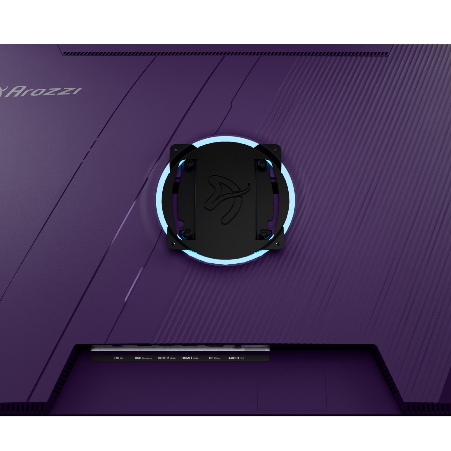 Arozzi Nova 32" QHD 2K Gaming Monitor – IPS, 180Hz, 1ms, HDR10, Adaptive Sync – Purple