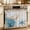 Beige, variant on Vintage Paris Oven Skirt Curtain 27"Wx20"L,Waterproof Ruffled Stove Cover Skirt with 8 Ribbon Ties,Chic Shabby Retro Landscape Black White Decorative Oven Door Curtain for Kitchen Dishwasher Cabinet