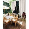 thumbnail image 5 of nqOlkjepod Outdoor Curtains for Patio Waterproof, Farm Cow Pig Outdoor Privacy Panels Grommet, Farmhouse Animals Retro Fench Wood Bran Blackout Outside Curtains for Porch/Cabana 54"x84", 2 Panels, 5 of 8