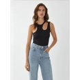 thumbnail image 2 of Asymmetrical Collar Crop Top, 2 of 8