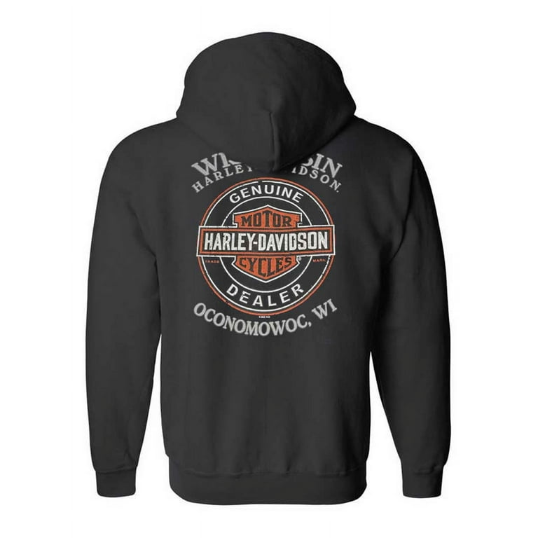 Harley-Davidson Men's Classic Bar Shield Zip-Up Hoodie