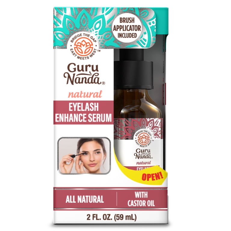 GURU NANDA Natural Eyelash Enhance Serum with Dropper & Brush - 2