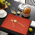 thumbnail image 2 of Gkeoshab Placemat Washable Indoor/Outdoor Vinyl Place Mats For Dining Table PVC Weave Table Mats*6pcs Home & Garden, 2 of 6
