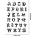 thumbnail image 3 of 1Sheet Alphabets Letters Silicone Clear Stamp Seals for DIY Scrapbooking Embossing Photo Card Album Crafting, 3 of 9