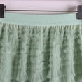 thumbnail image 4 of Tfken Women Skirts For Summer Elastic Waist Solid Color A Line Long Skirts Fashion Casual Female Leisure Clothes Green, 4 of 4