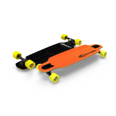 Fathom Shark Wheel Roam Mini Drop Beginner Longboard Skateboard Complete, (Best Longboards For Beginners 2019)