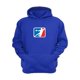 thumbnail image 1 of Sudadera unisex con capucha de canguro para balonmano, 65% algodón, 35% poliéster, 1 of 1
