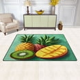 thumbnail image 3 of Pineapple Pattern Soft Polyester Area Rug 31''x20'', Non Slip, Memory Foam, Water Absorbent, 3 of 7