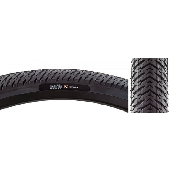 Maxxis DTH 24" BMX Tire 24x1.75 Black Wire 120TPI DC/SW Dual Compound SilkWorm