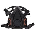 thumbnail image 2 of Protector facial Respirador reutilizable de media cara 6200 Máscara de gas Protección respiratoria Respiradores para pintar Vapor orgánico Soldadura Pulido Carpintería y otra protección laboral Irfora Protector facial, 2 of 7