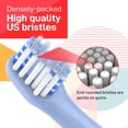 thumbnail image 4 of Replacement Toothbrush Heads Compatible with Colgate Hum Toothbrush - Brush Heads Replacement Compatible with Hum Smart Battery Toothbrush, Blue, 6 Pack, 4 of 6