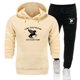 thumbnail image 3 of Chándal para hombre 2024, conjunto de dos piezas, sudaderas con capucha para hombre, chándal de campamento mestizo, traje de jogging para otoño e invierno, conjunto de sudaderas con capucha para hombr, 3 of 5