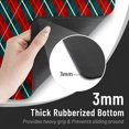 thumbnail image 3 of XMXT Non-Slip Gaming Mouse Pad, Rhombus Line Christmas Decoration Mousepad Computer Keyboard Mats Desk Pads Office Decor Accessories, 15.8"x29.5", 3 of 8