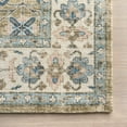 thumbnail image 4 of Rugs USA Mariel Wool and Cotton Area Rug, 2' 6" x 8', Runner, Mariel Blue, 4 of 8
