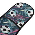thumbnail image 2 of Dailycode Double Sided Oven Mitt with Loop Heat Resistant Kitchen Long Potholders 7" x 35" Soccer Balls, 2 of 6