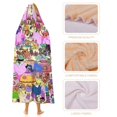 thumbnail image 4 of Adventure Time Wearable Blanket Cloak Arctic Velvet Hooded Blanket Soft Fuzzy Hoodie Blanket Cape for Adults Kids 40"x50", 4 of 8