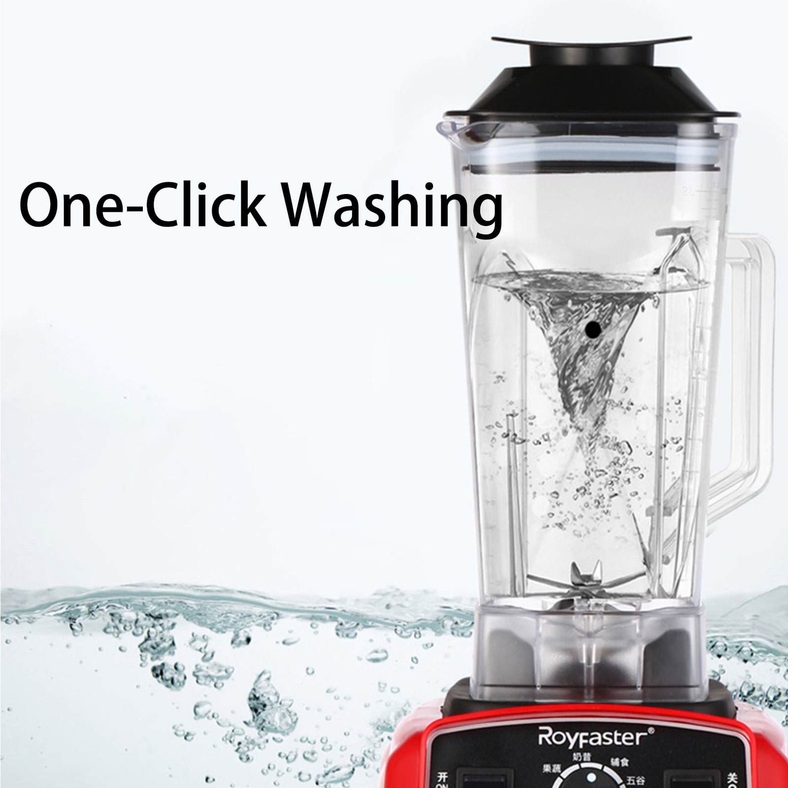 ACDANC Blender,2L Large Capacity Blenders for Kitchen,Food-Grade PC Material Hand Mixer,2Caps