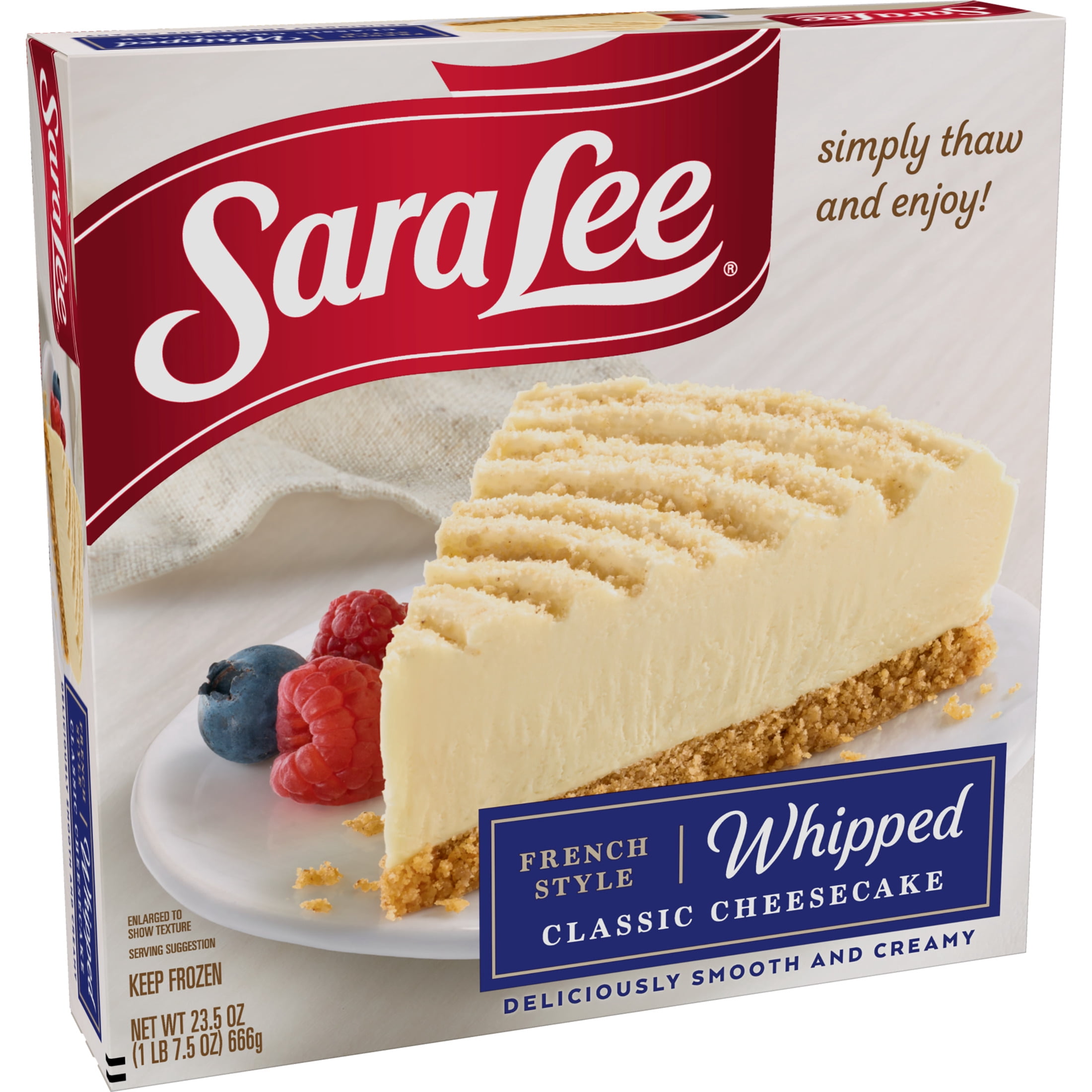 Sara Lee® French Style Cheesecake 7" Classic 23.5oz